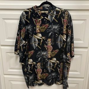 Tommy Bahama men’s silk shirt XXL, like new